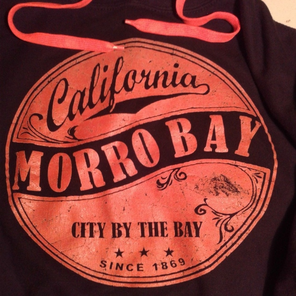 Pacific Coast Hoodie Black/Orange Medium Unisex